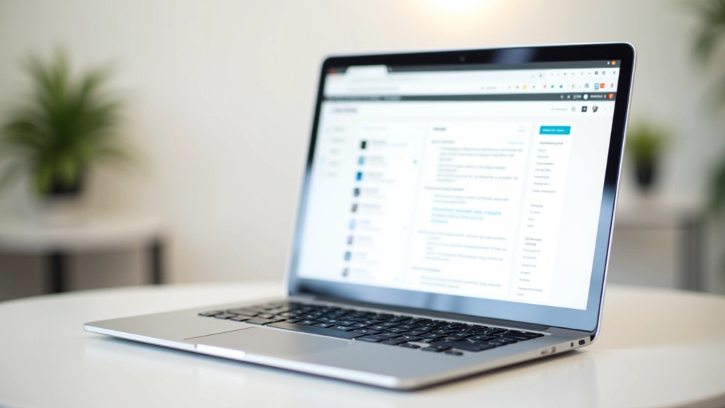 Διεπαφή WordPress CMS σε σύγχρονη σχεδίαση με πολλά εργαλεία και επιλογές